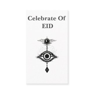 Master Eye: Celebrate Eid Logo Design Business Card