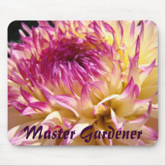 Master Gardener Big Dahlia Flower mousepad Floral