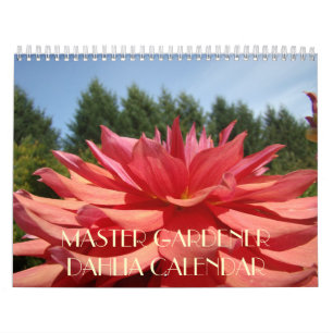 MASTER GARDENER Dahlia Flowers Calendar Gifts