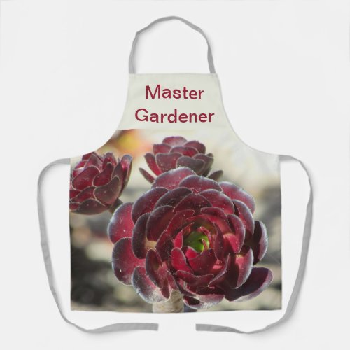 Master Gardener Desert Plant Photo Landscaper Apron