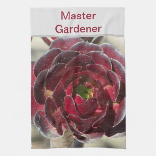 Master Gardener Desert Plant Photo Landscaper Kitchen Towel
