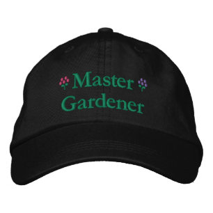 Master Gardener Embroidered Baseball Cap