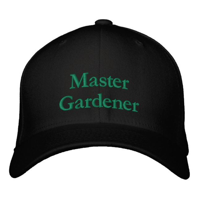 Master Gardener Embroidered Baseball Hat (Front)