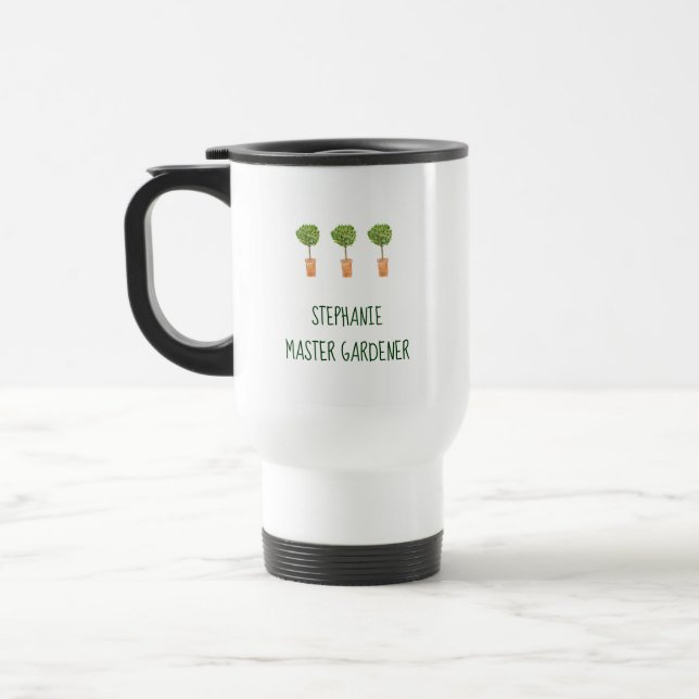 Master Gardener | Personalized Travel Mug (Left)