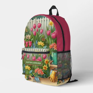 Master Gardener Pink Flower Garden Floral 