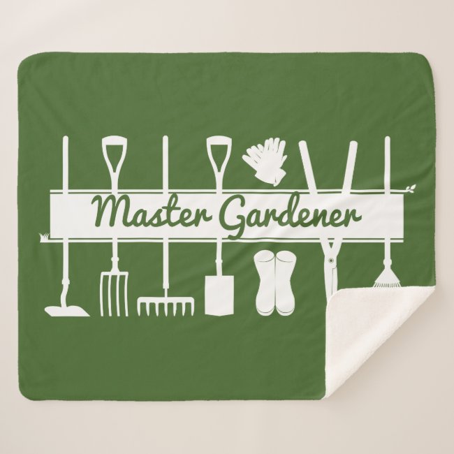 Master Gardener Simple Modern Forest Green
