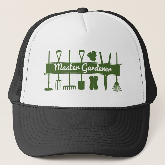Master Gardener Simple Modern Forest Green