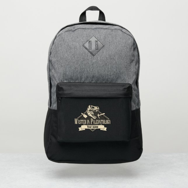 Master in paleontology port authority® backpack (Front)