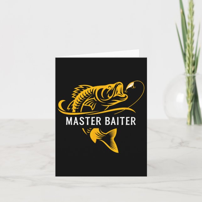 Master Iter - Funny Fishing  Card (Front)