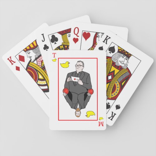 Master King and Joker Monkey Playing Cards