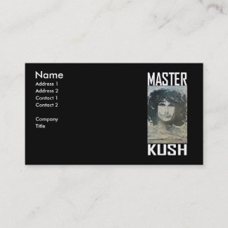 MASTER KUSH BUSINESS CARD