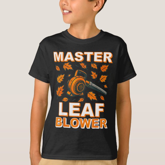 Master Leaf Blower Shirt Men Funny Electric Gas La (Front)