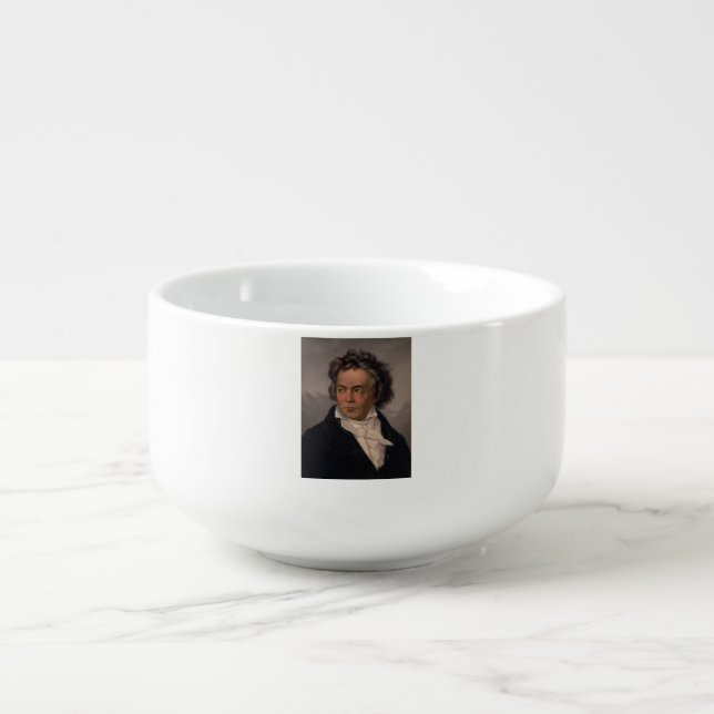Master Ludwig Beethoven Symphony Music Composer  Soup Mug (Front)