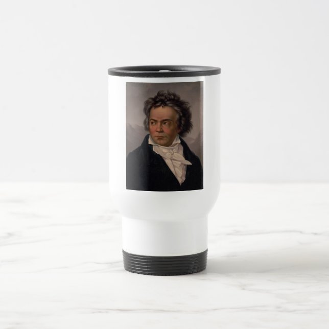 Master Ludwig Beethoven Symphony Music Composer  Travel Mug (Center)