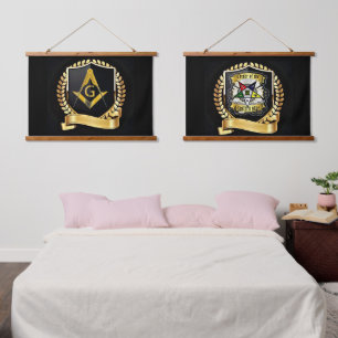 Master Mason / Eastern Star Hanging Tapestry