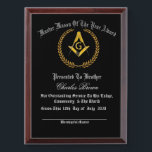 Master Mason of the year Award Plaque<br><div class="desc">Master Mason of the year Award Plaque</div>