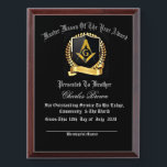 Master Mason of the year Award Plaque<br><div class="desc">Master Mason of the year Award Plaque</div>