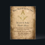 Master Mason Of The Year Certificate<br><div class="desc">Master Mason Of The Year Certificate</div>