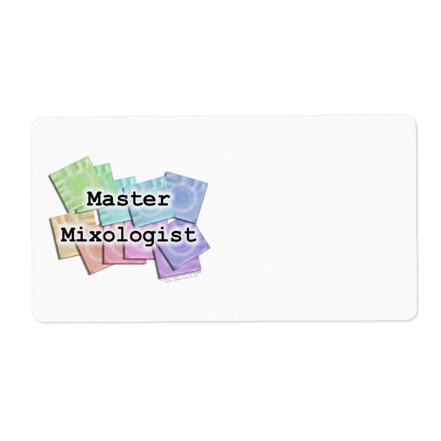 MASTER MIXOLOGIST LABELS (Front)