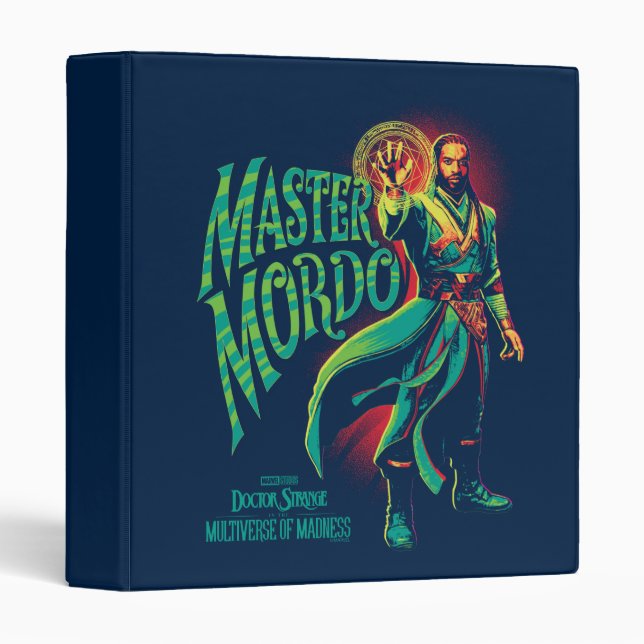 Master Mordo Illustration 3 Ring Binder (Front/Spine)