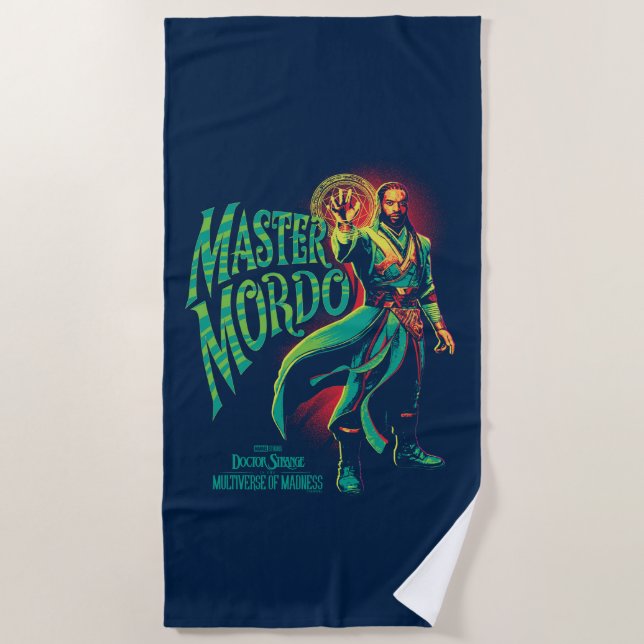 Master Mordo Illustration Beach Towel (Front)