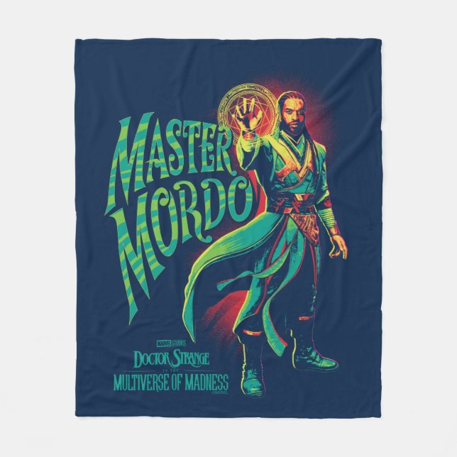 Master Mordo Illustration Fleece Blanket (Front)