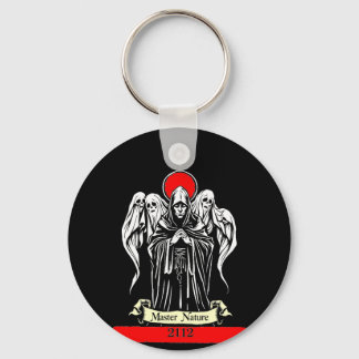 Master Nature 2112 Logo and Tarot Card Keychain