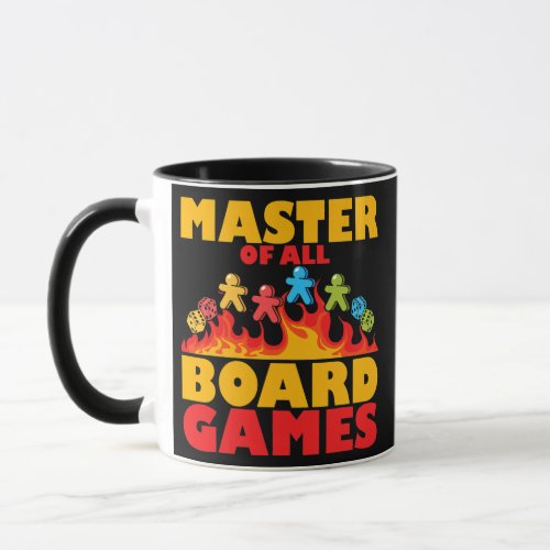 master of all board games game night Outfit  Mug