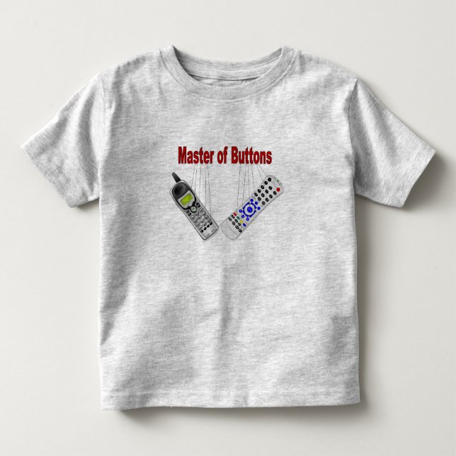 Master of Buttons Toddler T-shirt (Front)