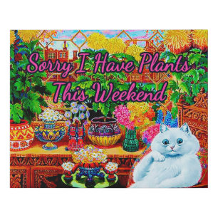 Master of Cat College by Louis Wain  Faux Canvas Print