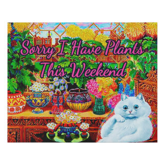 Master of Cat College by Louis Wain  Faux Canvas Print