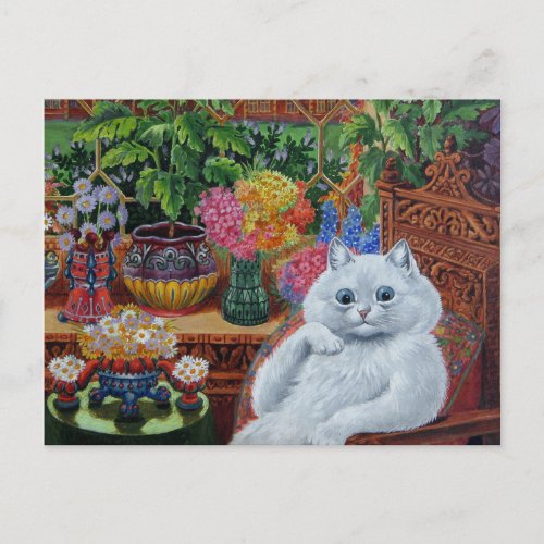Master of Cat College by Louis Wain Postcard