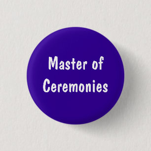 Master of Ceremonies Button