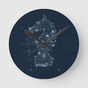 Master of chess round clock