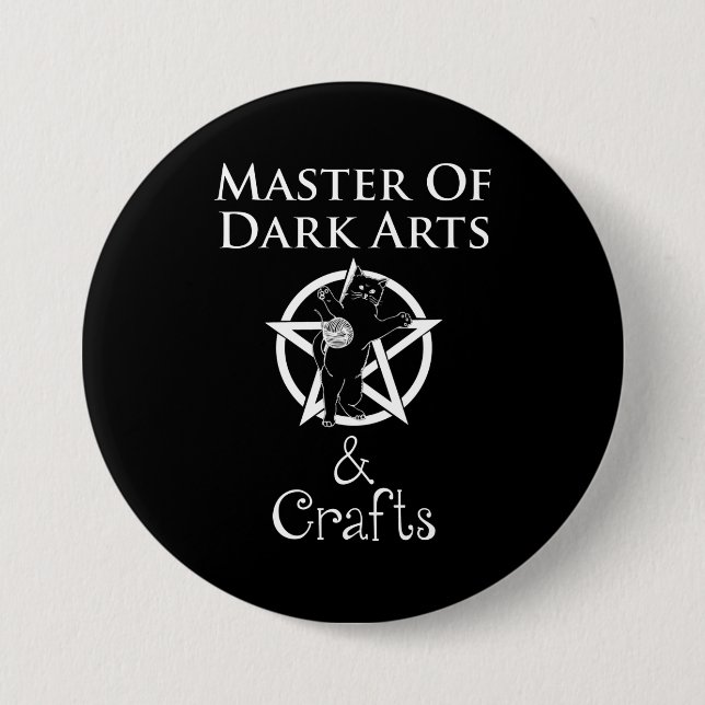 Master of Dark Arts & Crafts Button (Front)