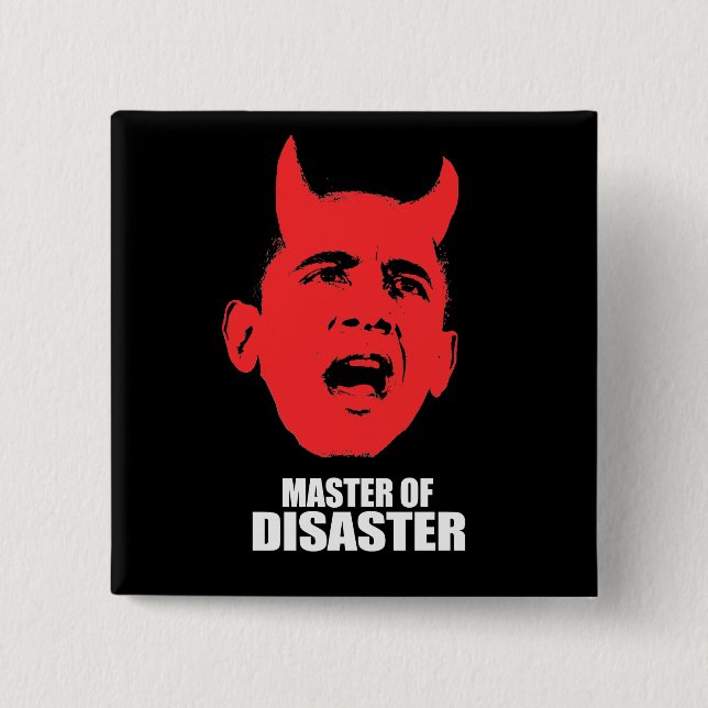 Master of Disaster Button (Front)