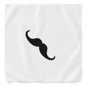Master of Disguise Mustache | Bandana | White