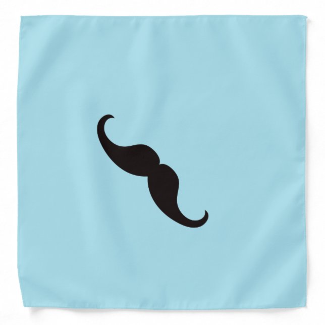 Master of Disguise Mustache Customizable Bandana (Front)