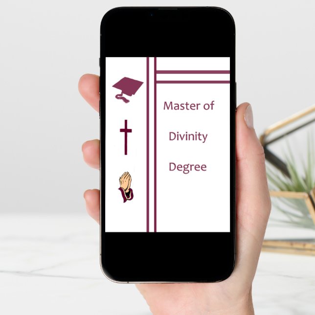 Master of Divinity Degree, Greeting Card (Front Digital)