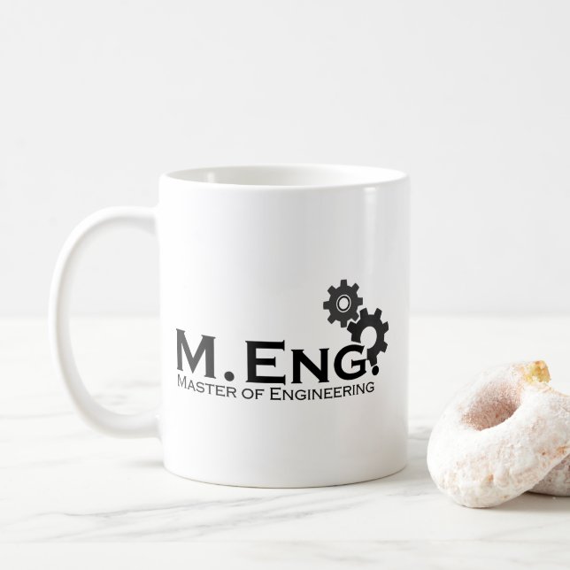 Master of Engineering Coffee Mug (With Donut)