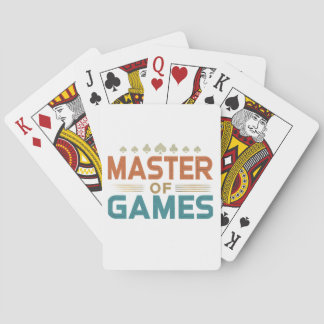 Master of Games Poker Cards