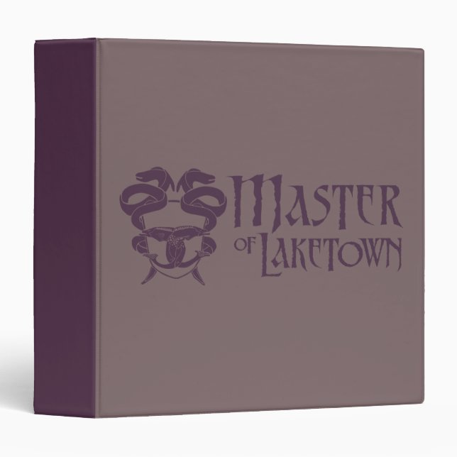 Master Of Laketown Name 3 Ring Binder (Front/Spine)