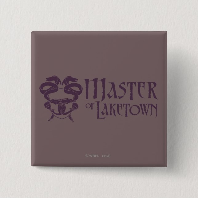 Master Of Laketown Name Button (Front)