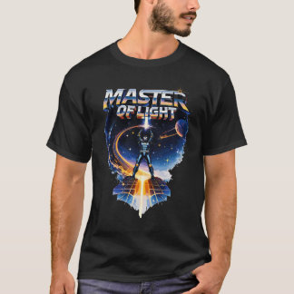 Master of Light – Retro Sci-Fi 80s Neon Warrior De T-Shirt