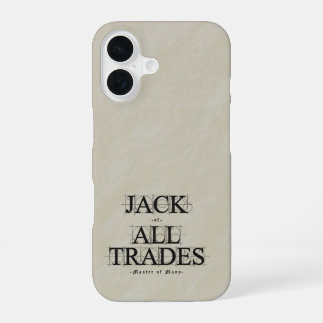 Master of Many Trades -  iPhone Case (Back)