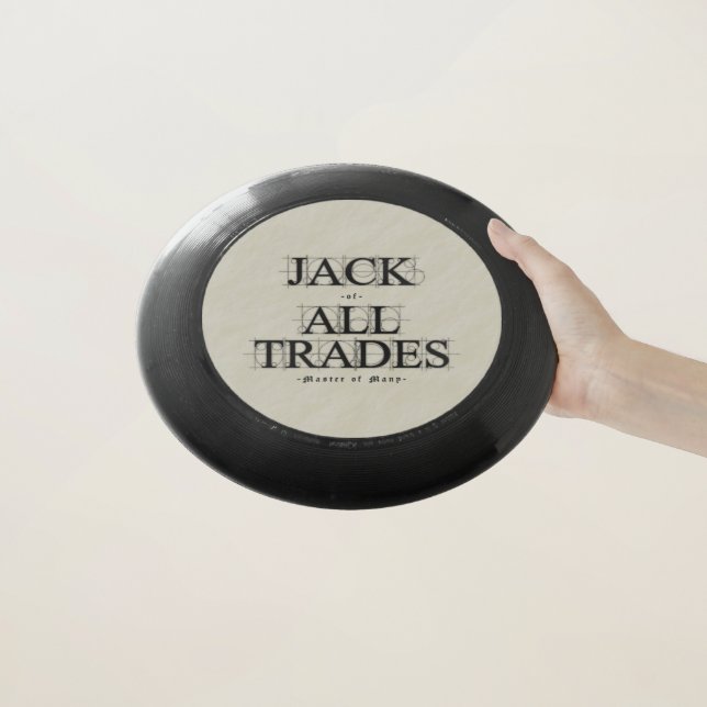 Master of Many Trades Wham-O Frisbee (In Hand)