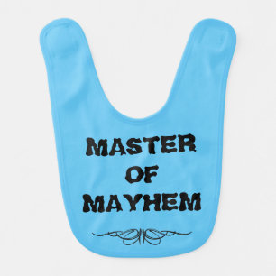 Master of Mayhem Baby Bib