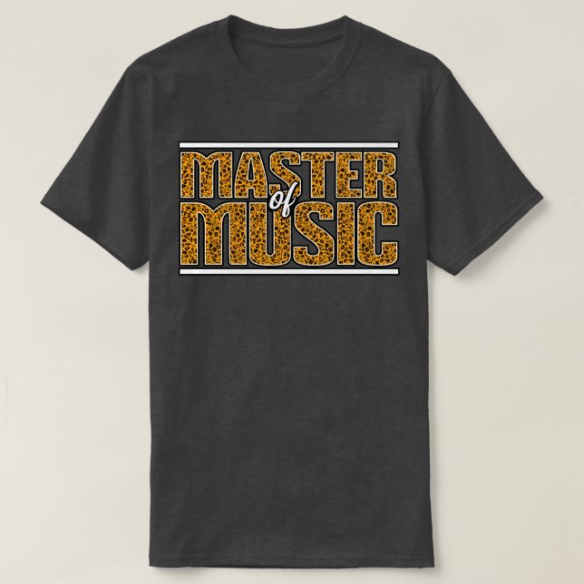 Master of Music T-Shirt (Design Front)
