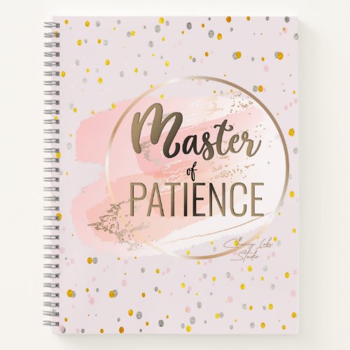 Master of Patience Notebook Journal