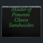 Master Of Pimento Cheese Sandwiches Funny Golf Calendar<br><div class="desc">Master Of Pimento Cheese Sandwiches Funny Golf</div>